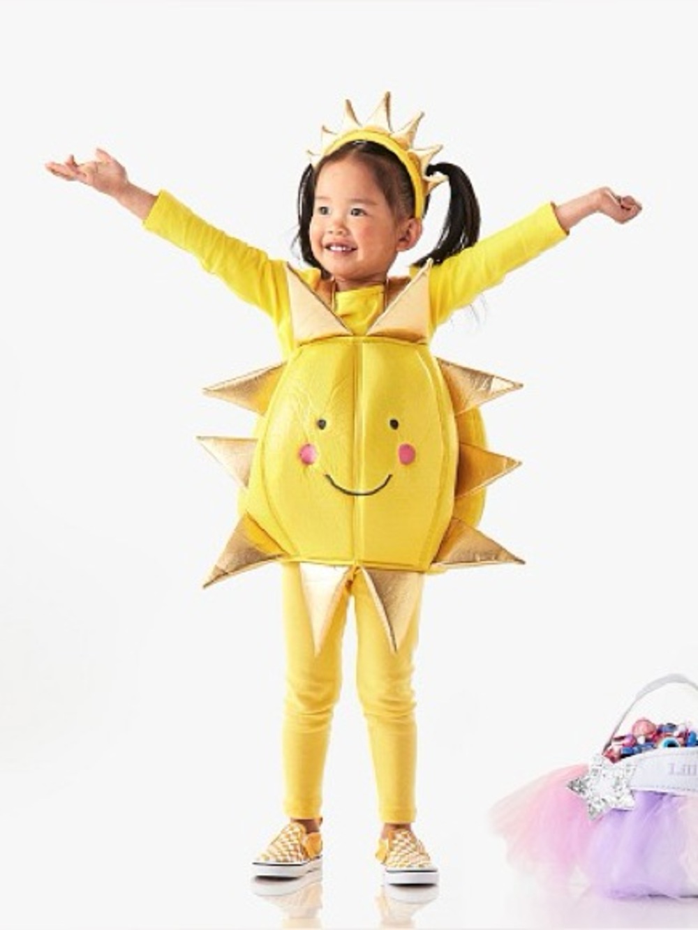 Pottery Barn Kids smiling sun costume sz 4/6